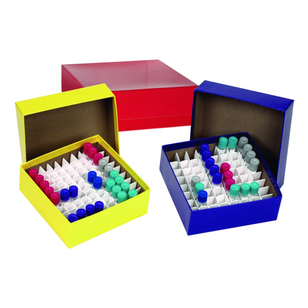 Cryogenic cardboard boxes, with lid, set