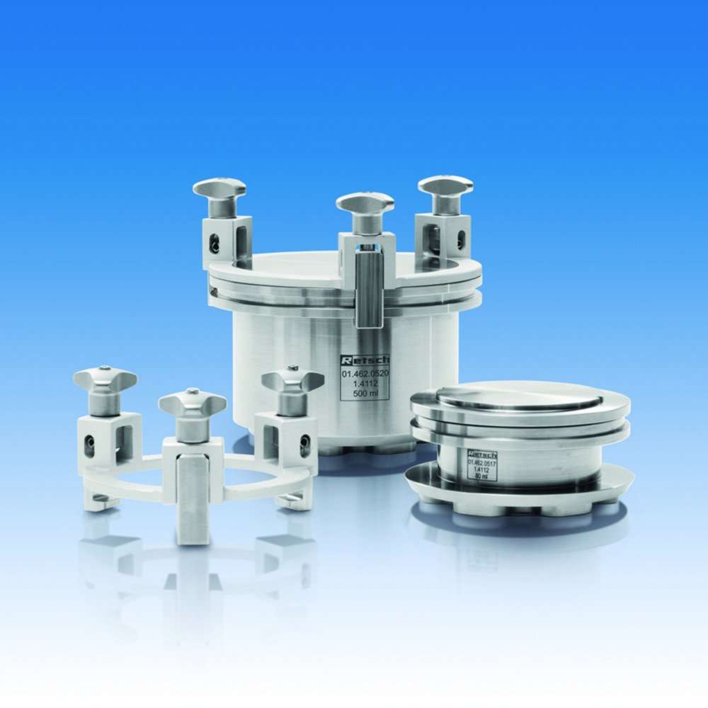 Safety closure devices for grinding jar EasyFit