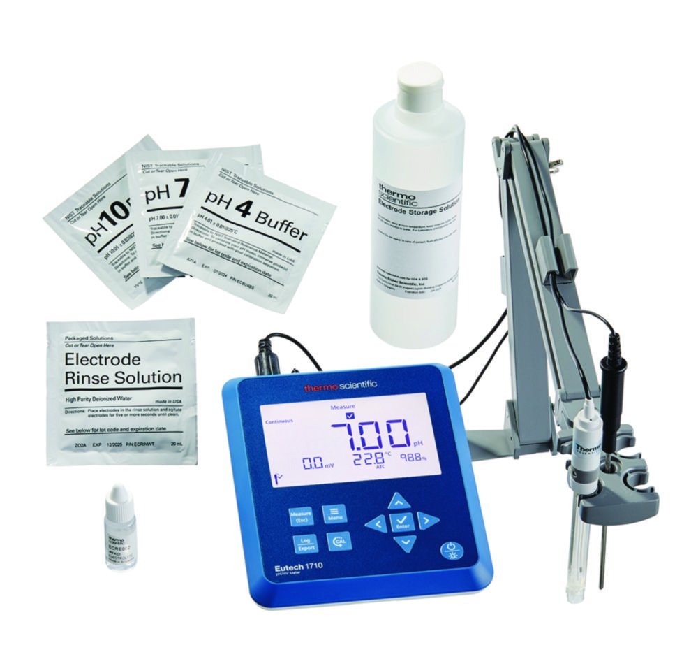 pH/mV-Messgerät Eutech™ PH 1710, easy-to-clean-Kit