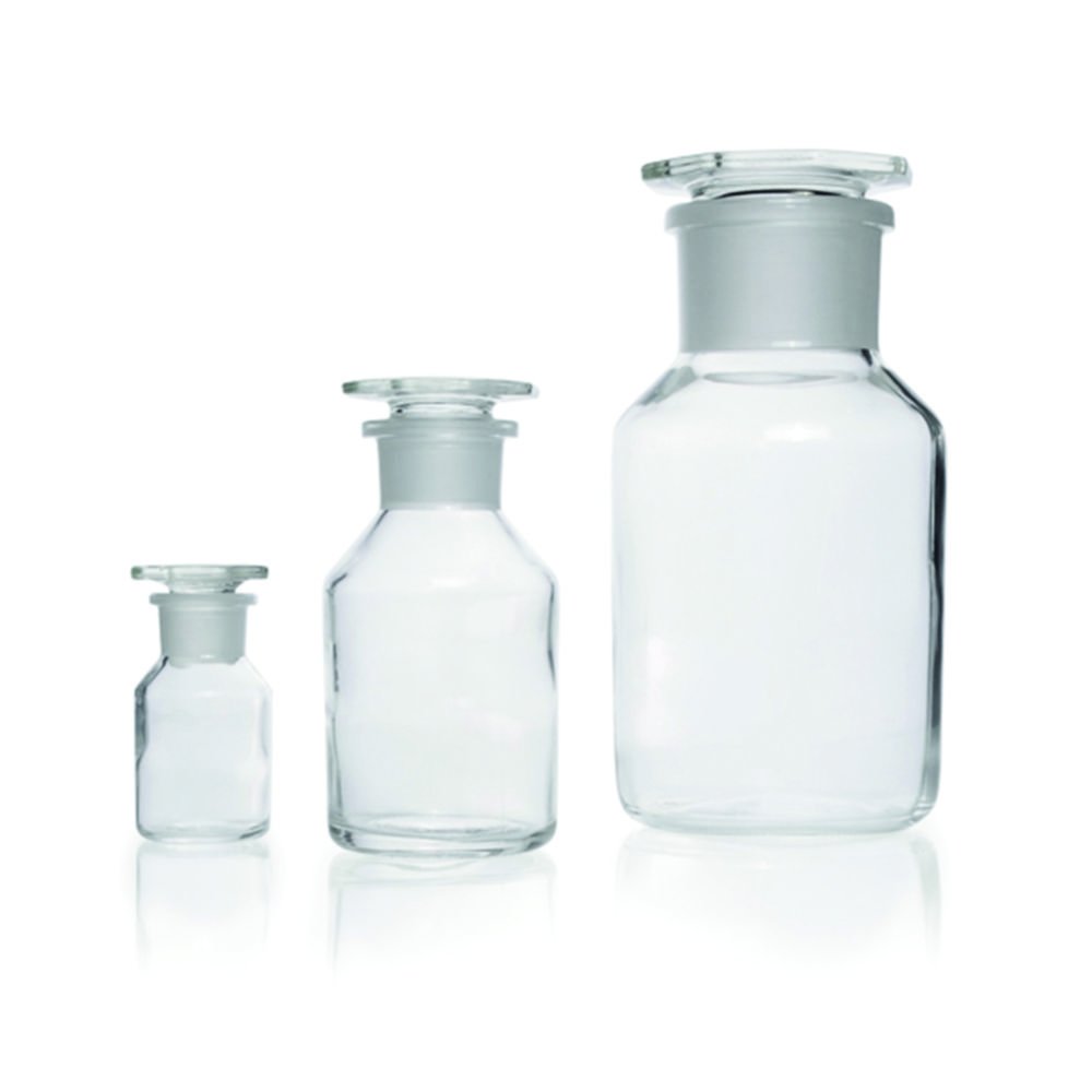 Steilbrust-Weithalsstandflaschen, Kalk-Soda-Glas | Nennvolumen: 500 ml