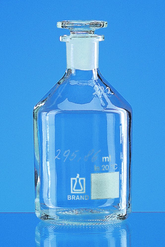 Oxygen flasks Winkler pattern, soda-lime glass