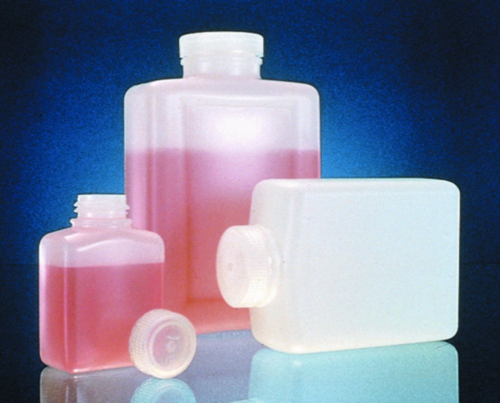 Vierkantflaschen Nalgene™ Typ 2007, HDPE, mit Schraubverschluss, PP | Nennvolumen: 125 ml