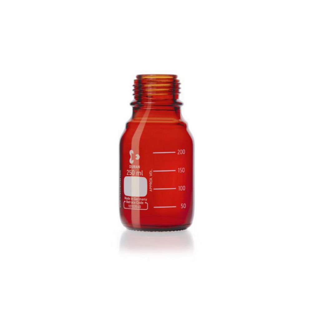 Laborflaschen, DURAN®, braun | Nennvolumen: 250 ml
