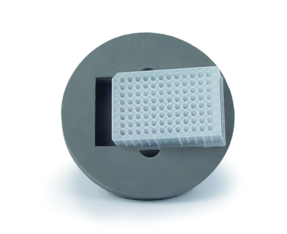 Foam inserts for shaker platform for vortexers Vortex-Genie® | Description: Foam inserts for 1 deep-well plate