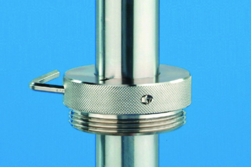 Fassverschraubungen für Fasspumpen PP und PTFE | Typ: Fassverschraubung R2" mit Kontermutter für Öffnungsdurchmesser 60 mm