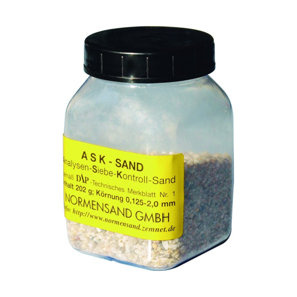Analysensiebe-Kontroll-Sand | Beschreibung: Analysensiebe-Kontroll-Sand