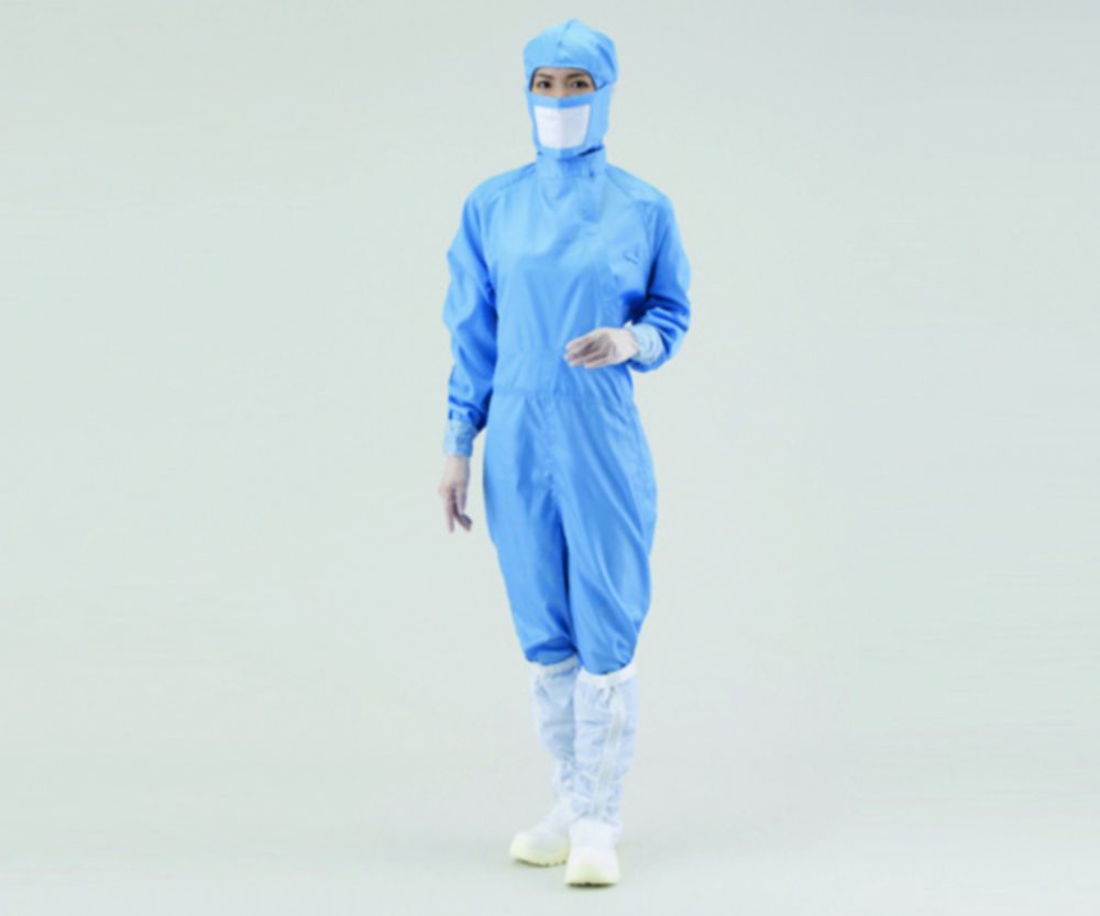Overall for cleanroom ASPURE, polyester, with pen pocket | Clothing size: L