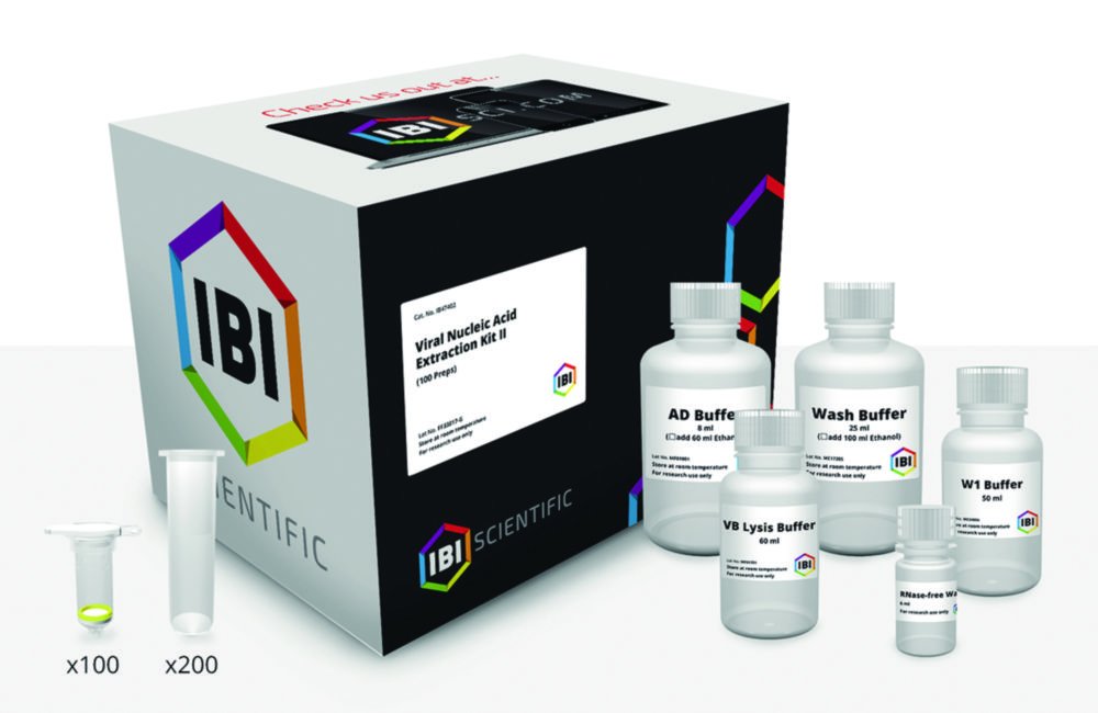 Kit d'extraction d'acides nucléiques viraux | Pour: 100 applications