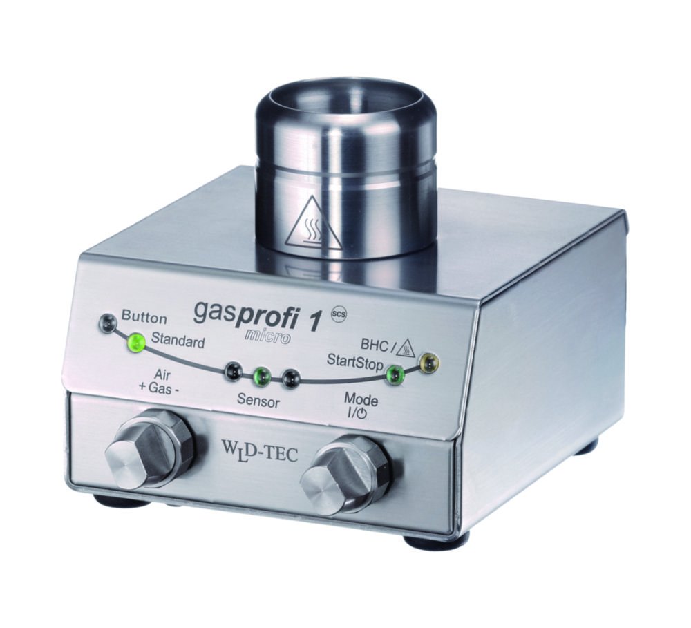 Brûleur à gaz sécurisé de laboratoire gasprofi 1SCS micro | Type: gasprofi 1 SCS micro