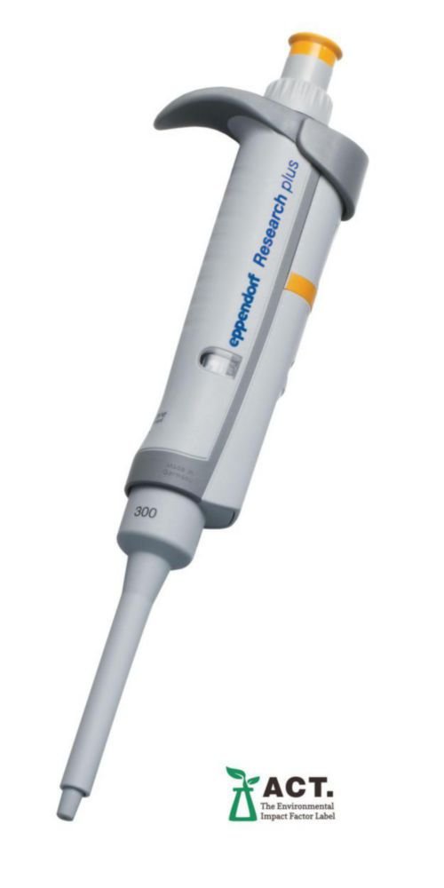 Single channel microliter pipettes Eppendorf Research® plus (General Lab Product), variable | Capacity: 30 ... 300 µl