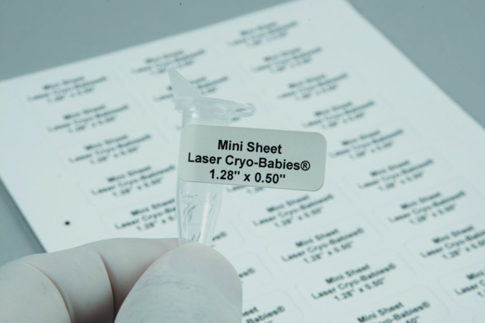 Etiquettes congélation Cryo-Babies® et Cryo-Tags® pour imprimante laser