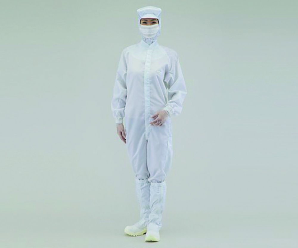 Overall for cleanroom ASPURE, polyester, with side leg pocket | Size: L