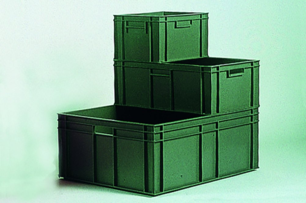 Stacking containers KBE-183 and KBE-184, Plastic | Type: KBE-183