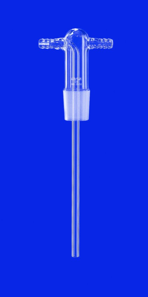 Gaswaschflaschen-Aufsätze, DURAN®-Rohr | Beschreibung: Ohne Filterplatte, Glas-Olive