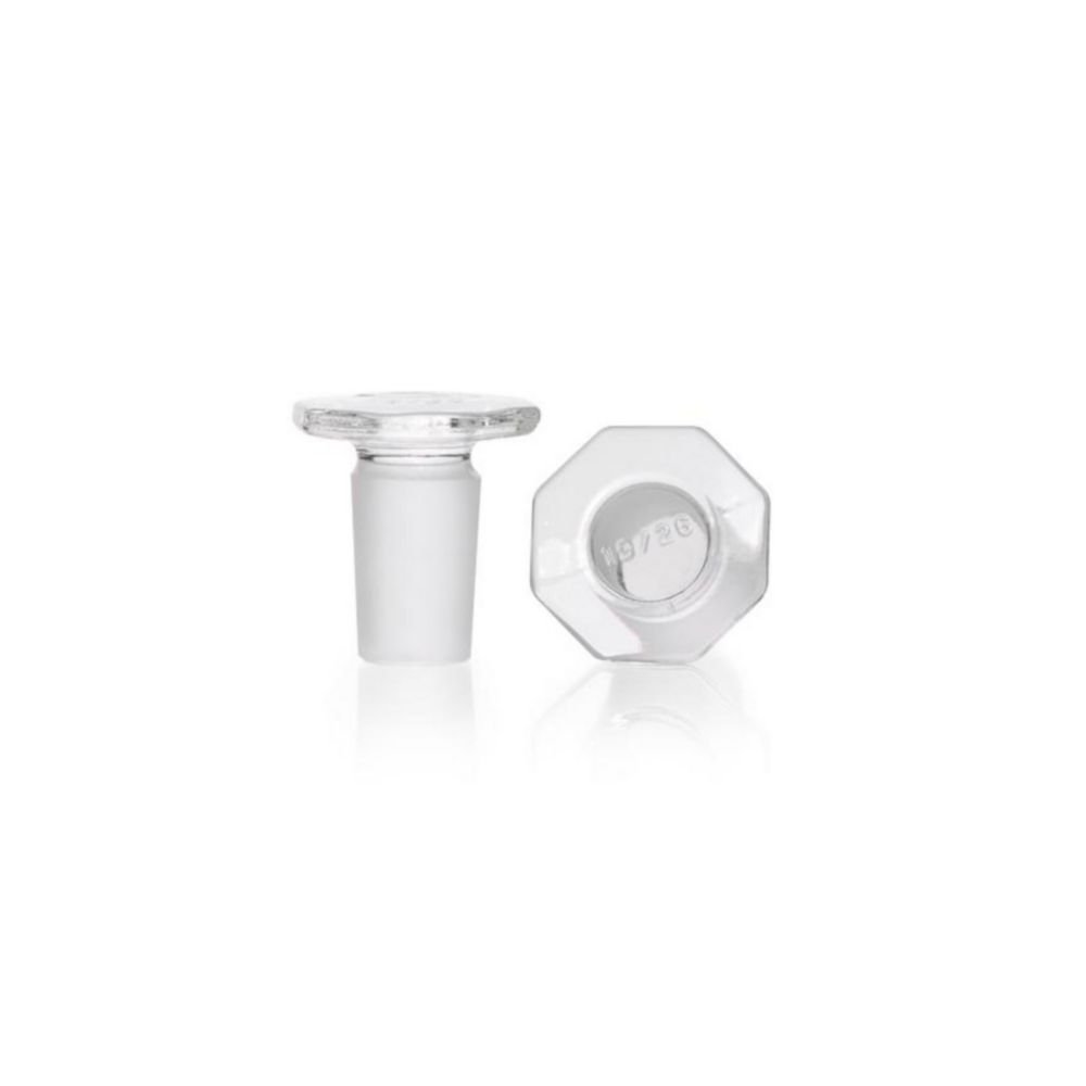 Ground joint stoppers, borosilicate glass 3.3, solid | Ground size: NS19/26