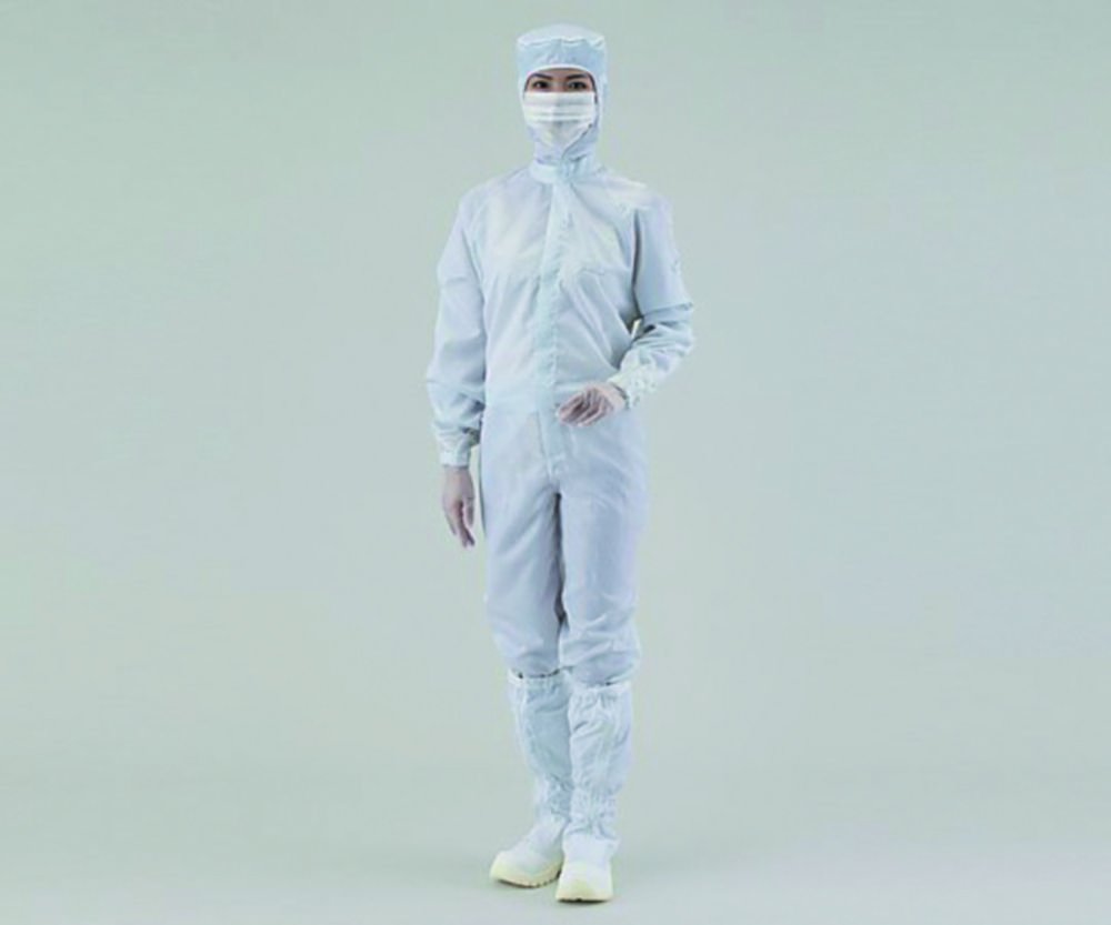 Overall for cleanroom ASPURE, polyester, with integrated hood | Clothing size: S
