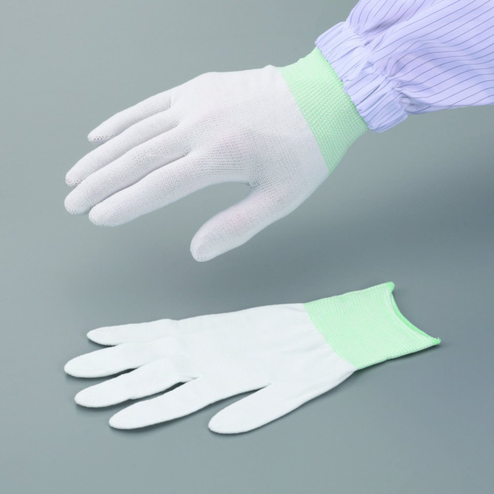 Unterziehhandschuhe, ASPURE SILVIX, weiß, Nylon | Handschuhgröße: S