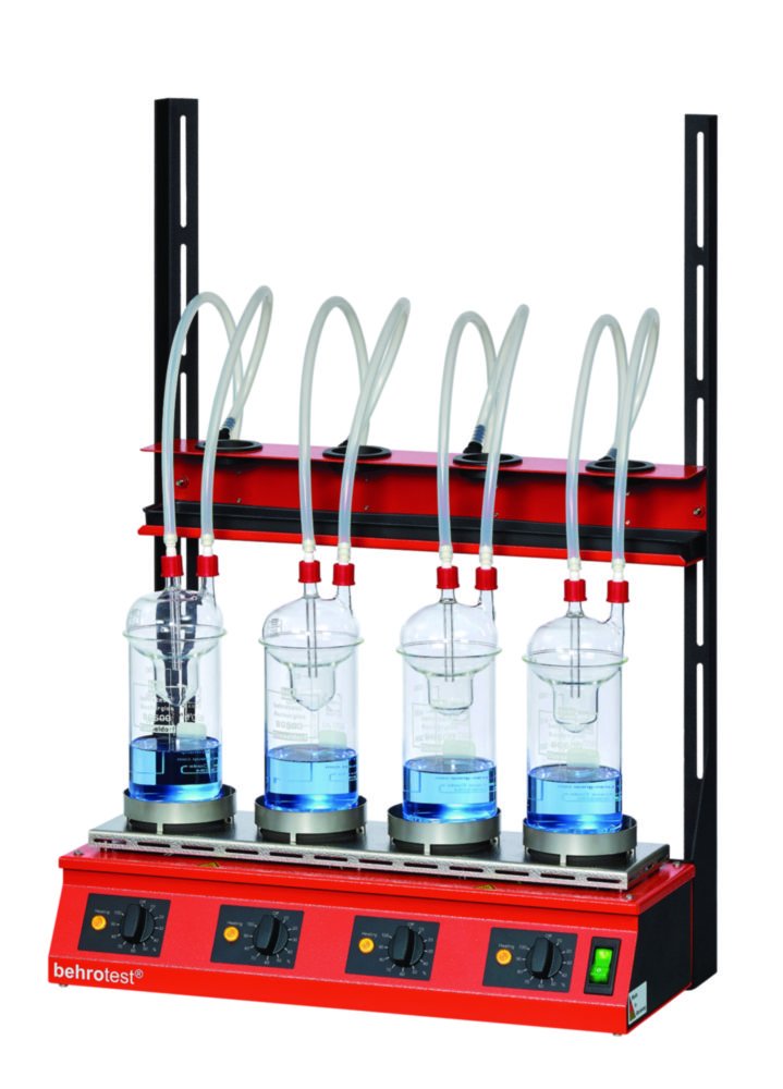 Aufschlussapparatur für Hydrolyse / Rohfaser behrotest® | Typ: EXR 6