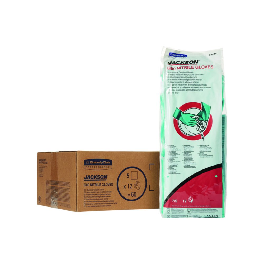 Chemikalienschutzhandschuh KleenGuard® G80, Nitril | Handschuhgröße: 9