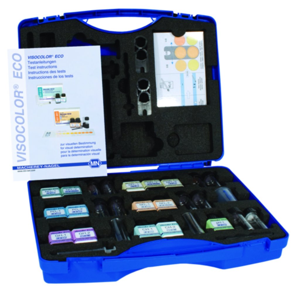 VISOCOLOR® reagent case and photometer | Type: VISOCOLOR® ECO Analysis kit