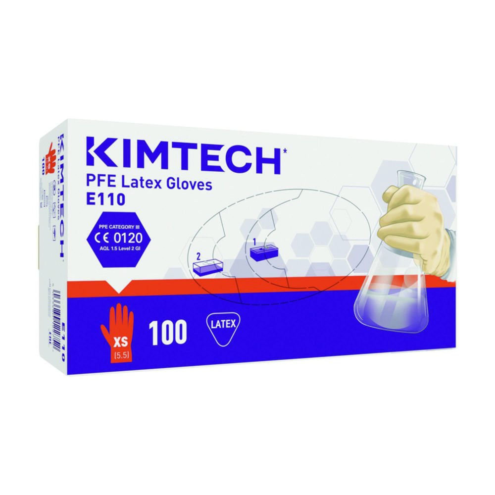 Disposable Gloves Kimtech™ PFE, Latex | Glove size: S