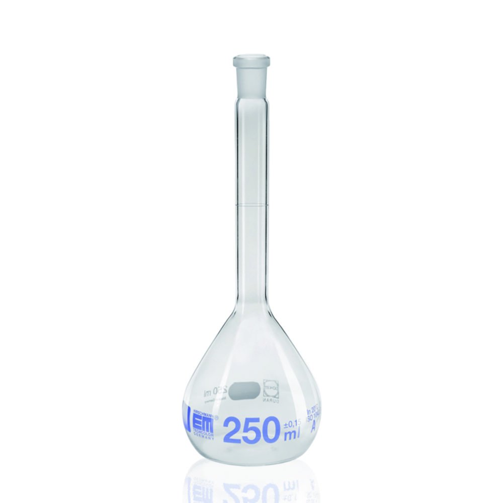Measuring Flask, DURAN®, Class A, Blue Graduation, without Stopper | Nominal capacity: 100 ml