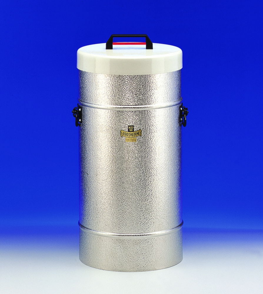 Dewargefäße mit großem Volumen, zylindrische Form, Aluminiumbehälter mit seitlichen Griffen