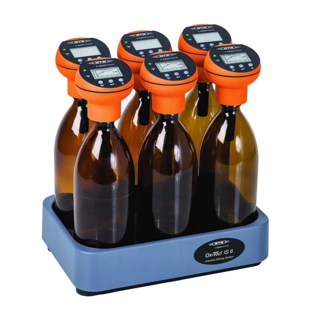 BOD measuring system OxiTop®-IDS for determination of aerobic degradation | Type: OxiTop®-IDS Set 6