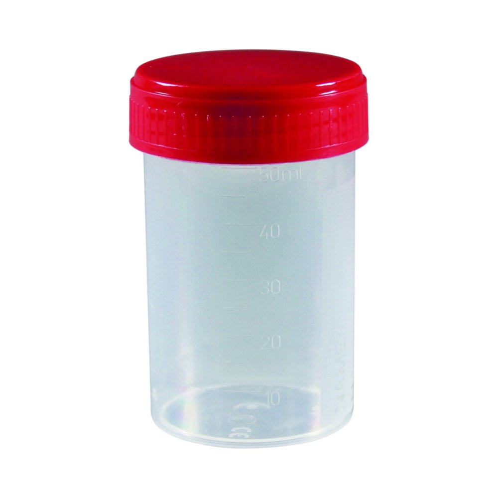LLG-Multipurpose containers, PP, with screw cap, individually wrapped | Nominal capacity: 60 ml