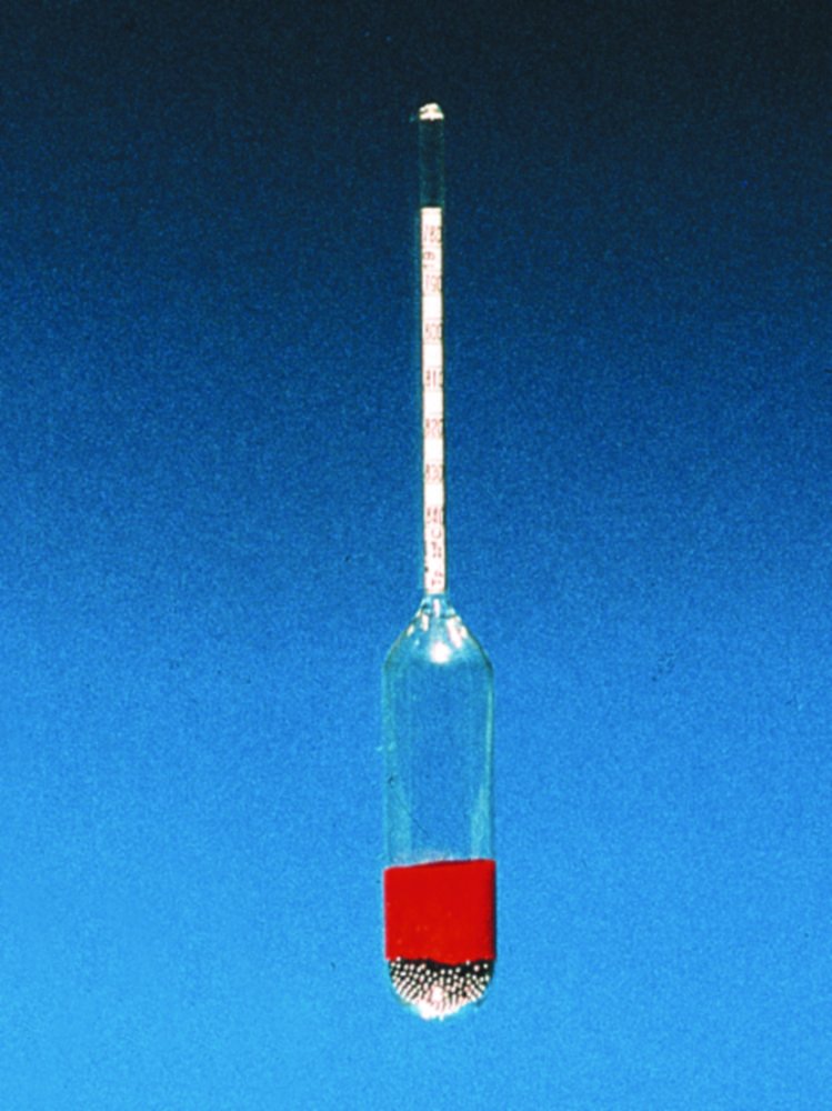 Hydrometers, density | Measuring range g / ml: 1.120 ... 1.180