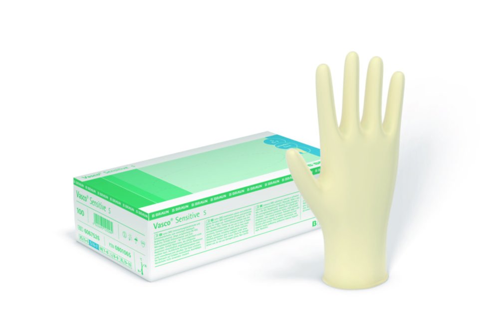 Disposable Gloves, Manufix® Sensitive, Latex | Glove size: L