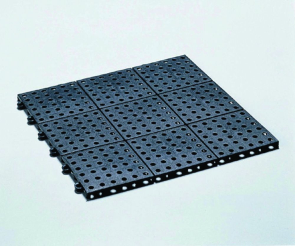 Fußmatten zum Abbau von elektrostatischer Ladung, PVC | Abmessungen (B x L) mm: 300 x 300