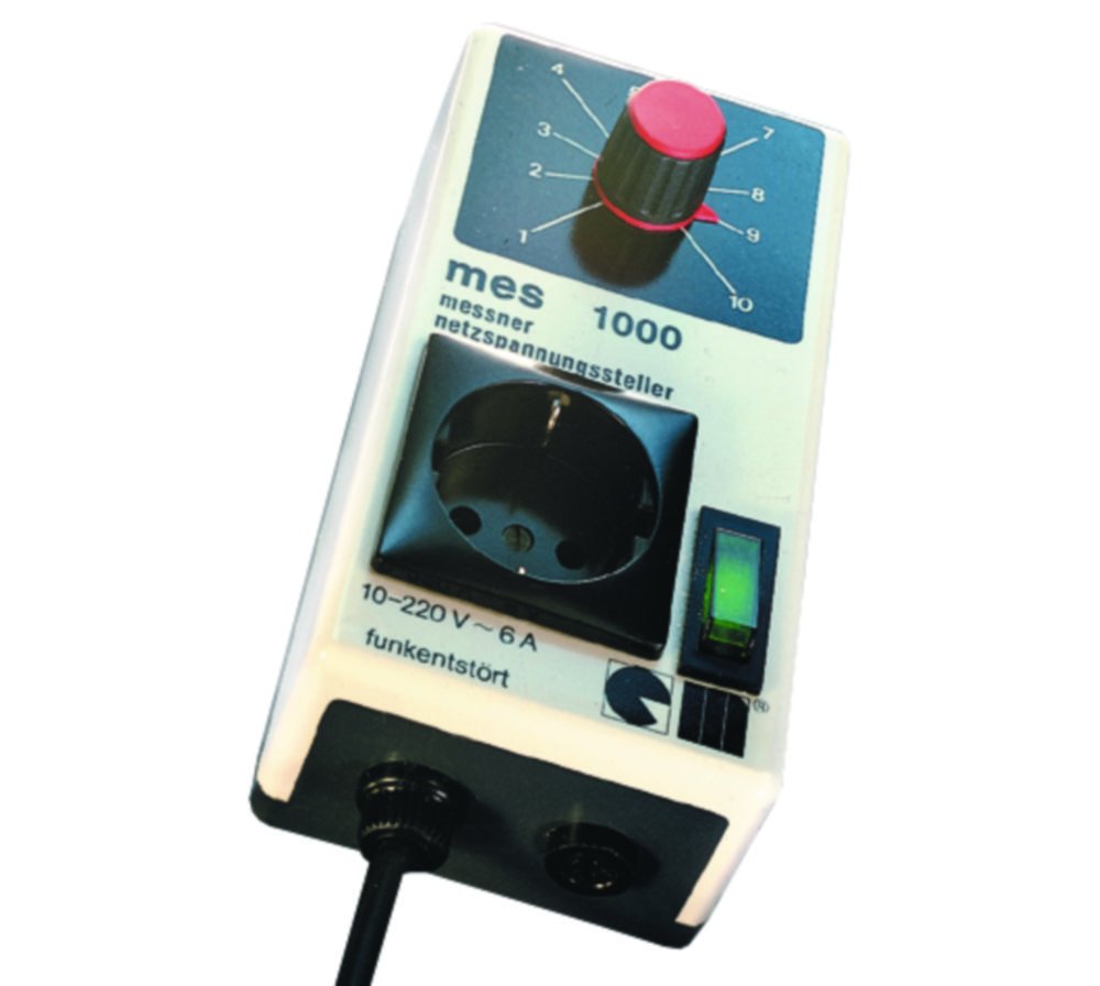 Triac mains voltage regulator, MES 1000 / MES 2000