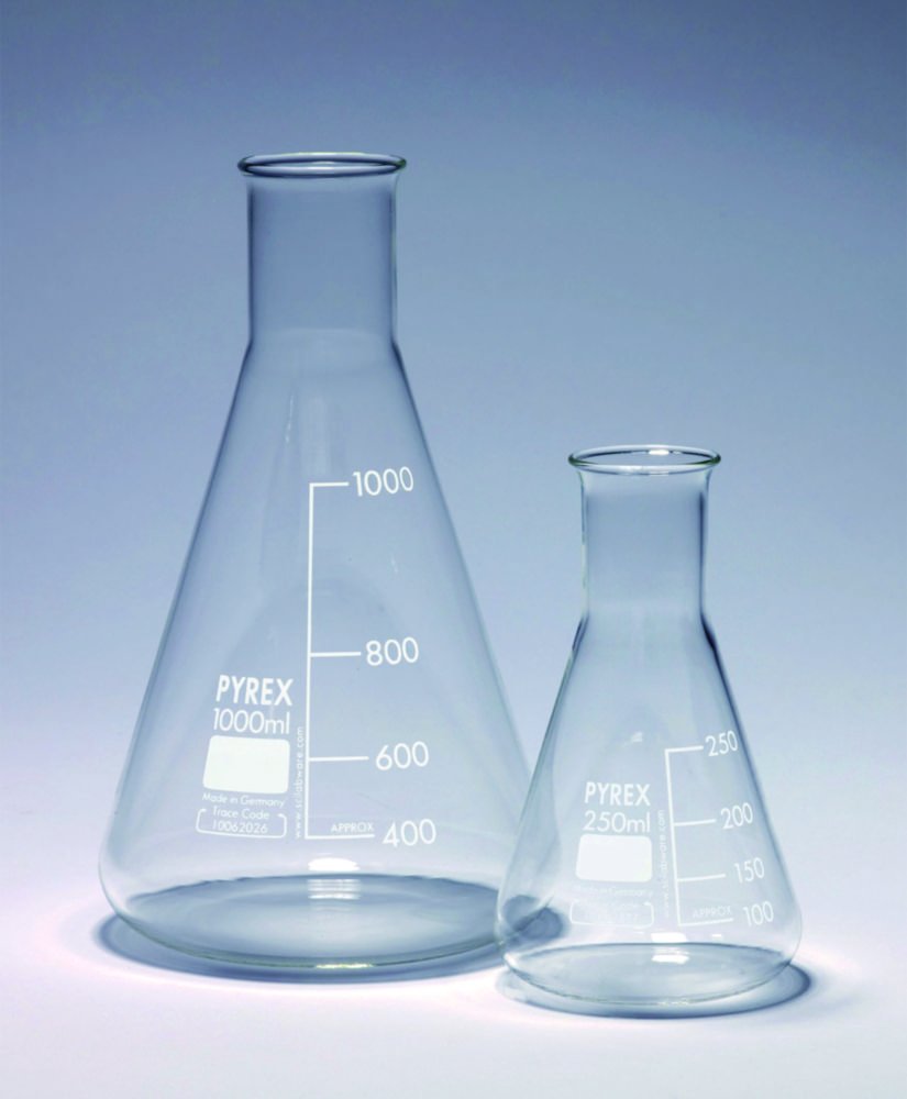 Narrow neck-Flasks, Pyrex® | Nominal capacity: 2000 ml