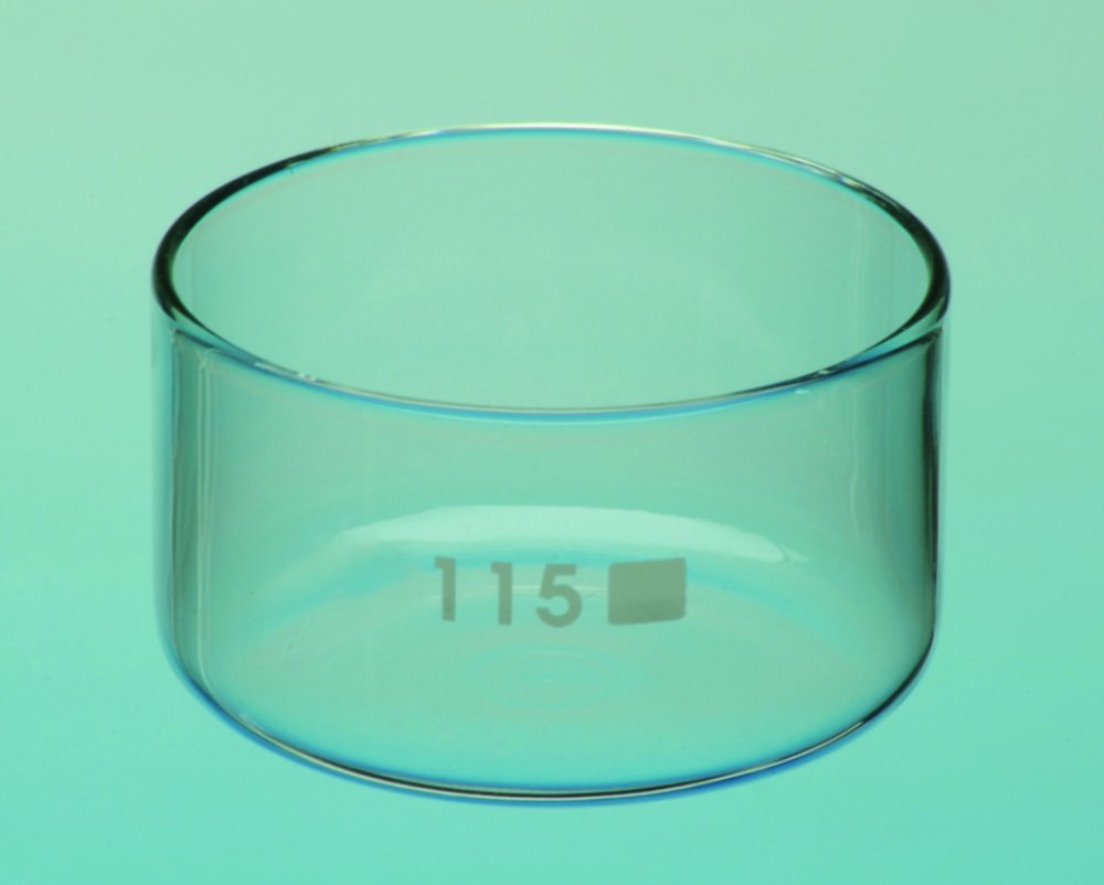 Cristallissoirs LLG en verre borosilicaté, sans bec