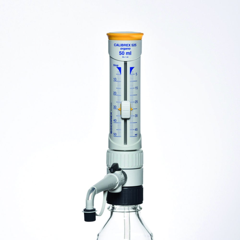 Distributeur sur flacon Calibrex™ organo 525 , avec système de contrôle des fluides