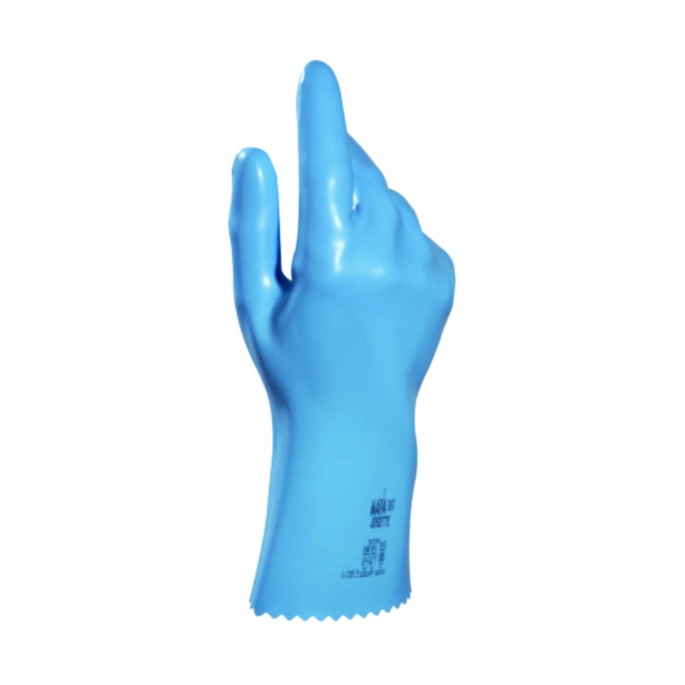 Chemical protective gloves Jersette 300, natural latex | Glove size: 9