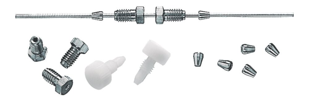 Accessories and replacement parts for EC columns | Description: 1/16” nut for connecting 1/16” capillaries