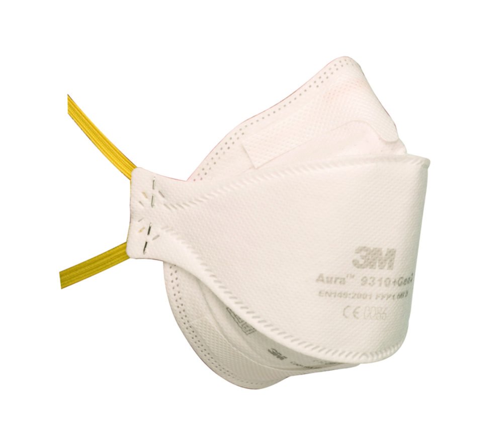 Masques de respiration respiratoire série Aura™ 9300+Gen3, masques pliés