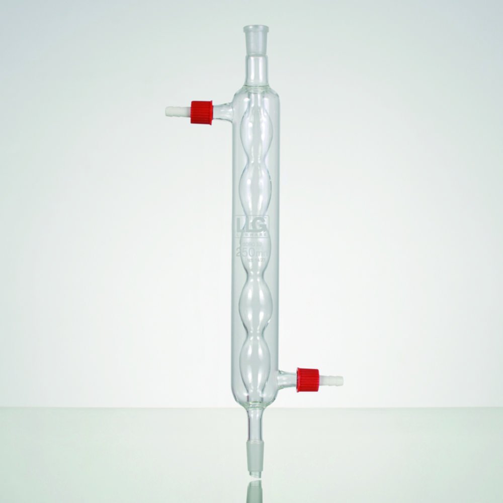 LLG-Condenser acc. to Allihn, borosilicate glass 3.3, PP olive | Effective length mm: 250
