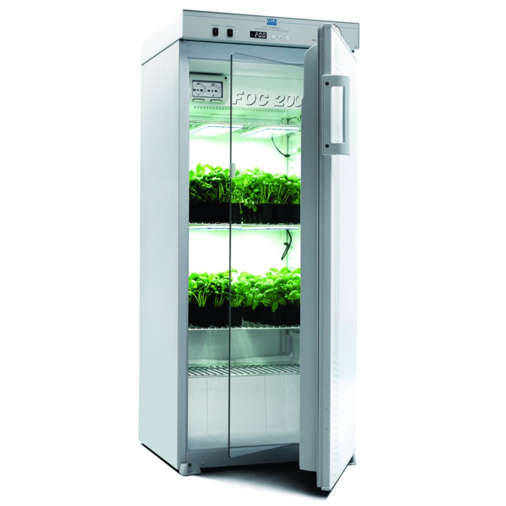 Incubateur réfrigéré FOC IL, avec porte intérieure transparente et étagères éclairées | Type: FOC 200IL