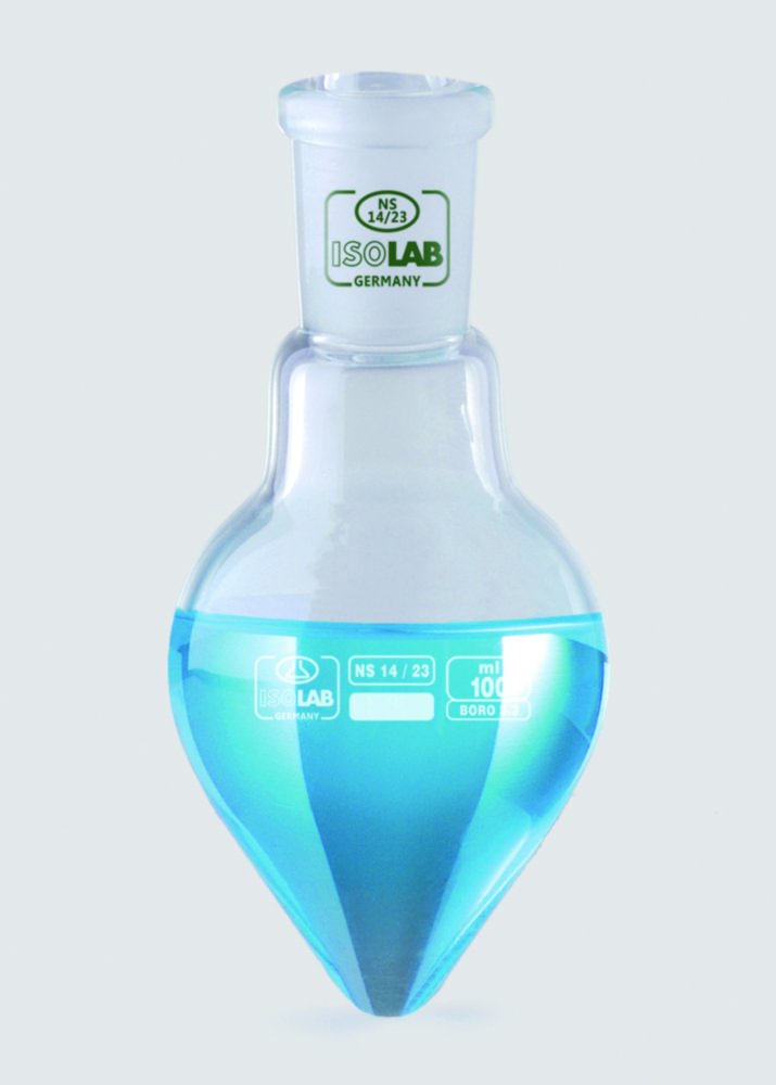 Spitzkolben mit Normschliff, Borosilikatglas 3.3 | Nennvolumen: 25 ml