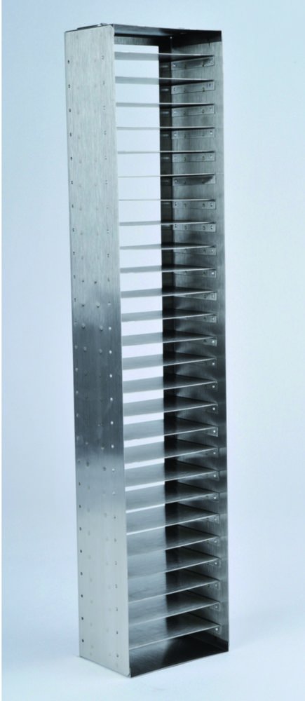 Racks pour congélateurs ultra-basses températures HERAfreeze série HFU-C | Description: Rack pour boîtes 5 cm, avec verrouillage