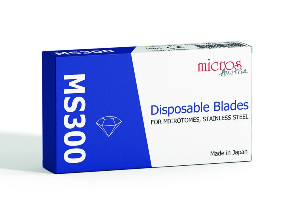 Blades for Microtoms, stainless steel | Type: MS300