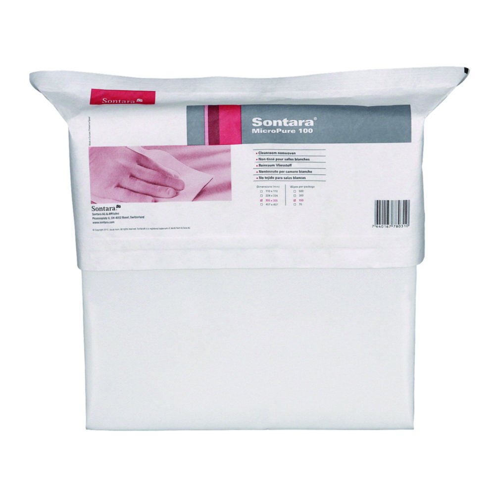 Cleanroom Wipes Sontara® MicroPure, polyester/cellulose | Type: Sontara® MicroPure 100