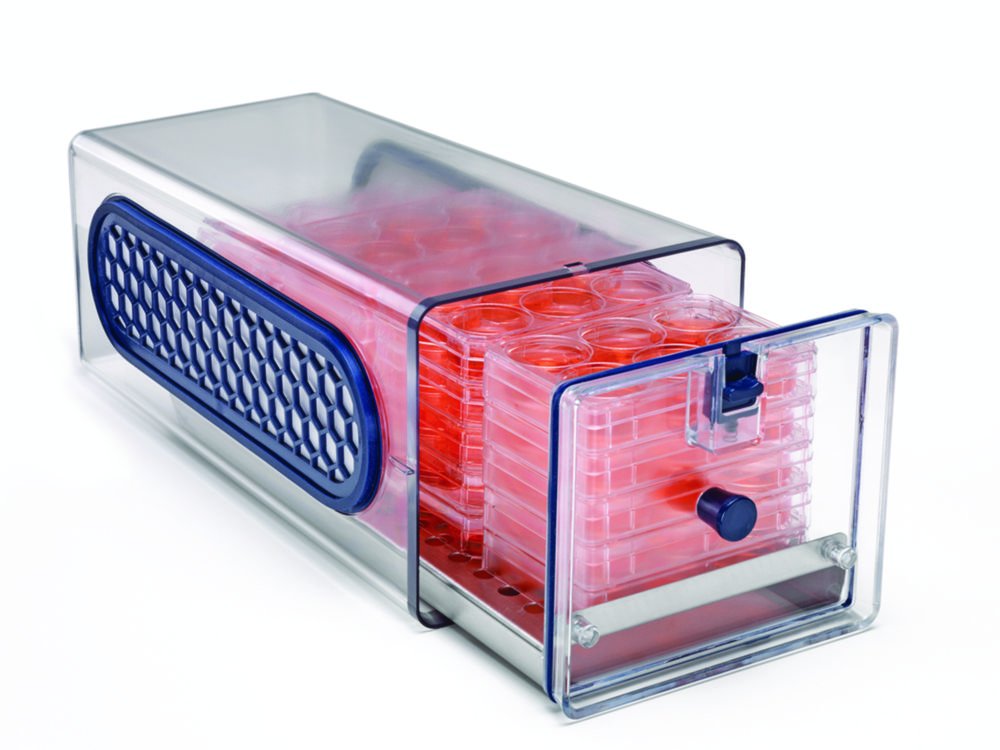 Cell Locker™ chambers for CO2 inkubator Heracell™ VIOS™ 160i | Description: Package of 6 Cell Locker™ with copper sliding tray