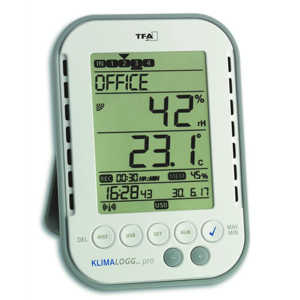 Profi-Thermo-Hygrometer mit Datenlogger-Funktion KlimaLogg Pro | Typ: Profi-Thermo-/Hygrometer KlimaLogg Pro