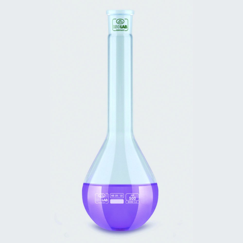 Kjeldahl flasks with ground neck, borosilicate glass 3.3 | Nominal capacity: 100 ml