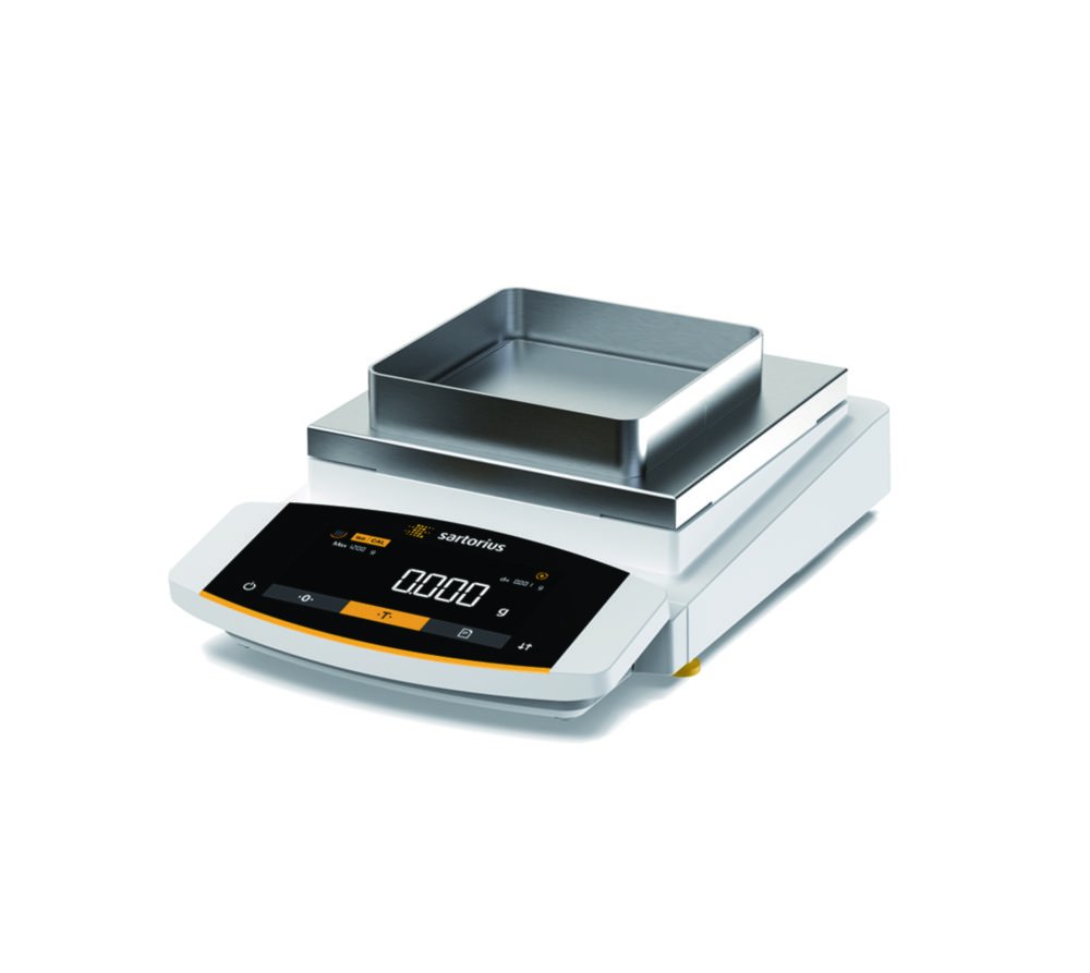 Precision balances Cubis® II, with stainless steel draft shield | Type: 1203S. MCE