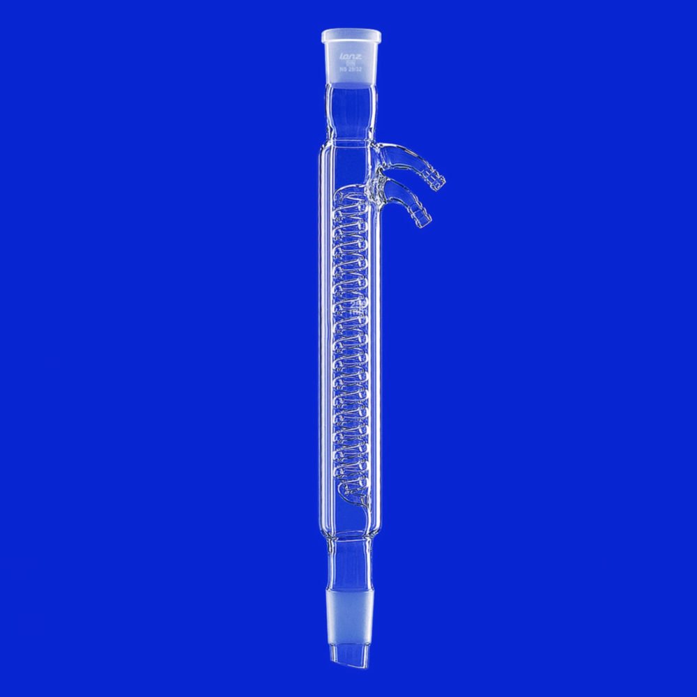 Intensivkühler, DURAN®-Rohr, mit Glas-Oliven | Länge Mantel: 160 mm